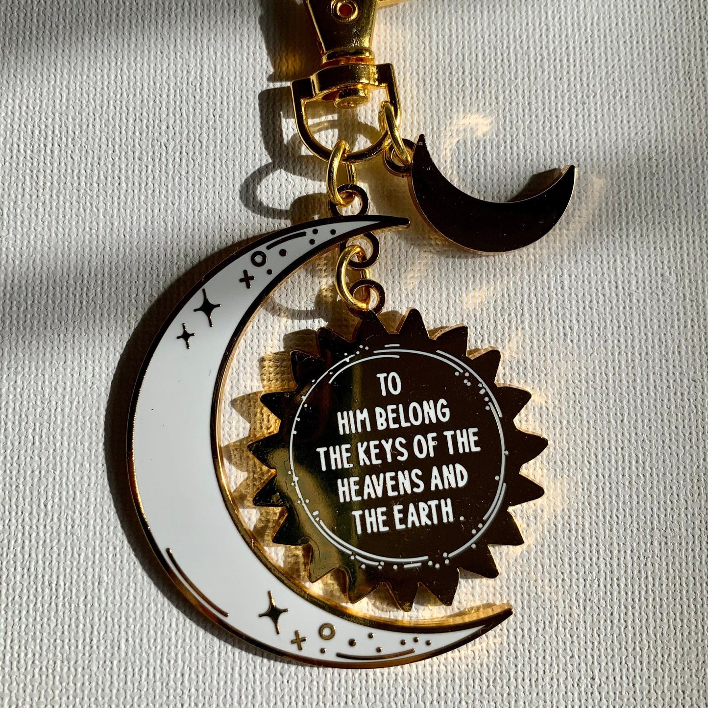 Sun & Moon Blessing Keychain
