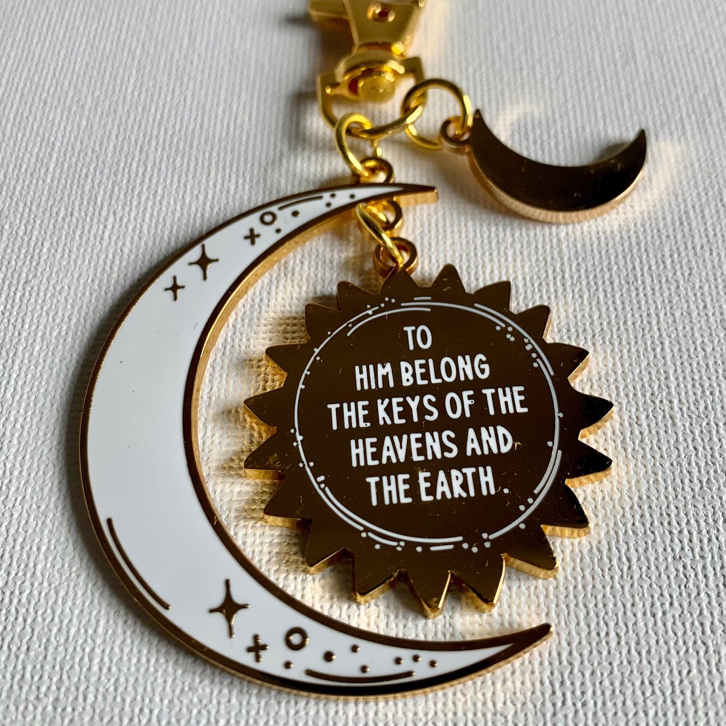 Sun & Moon Blessing Keychain