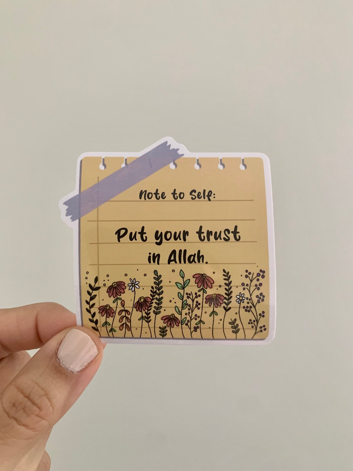 Note to Self Sticker