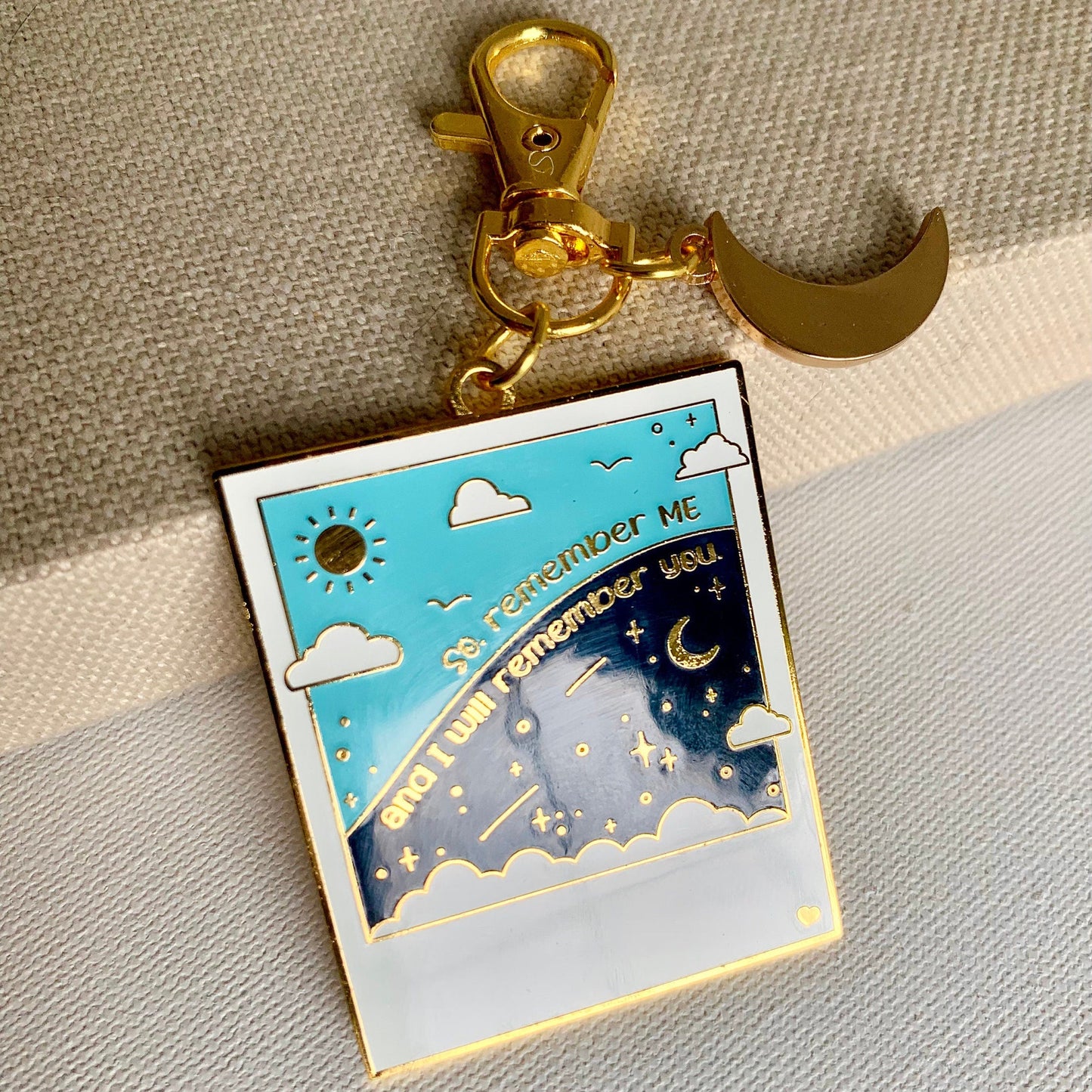 Heavenly Horizon Polaroid Keychain