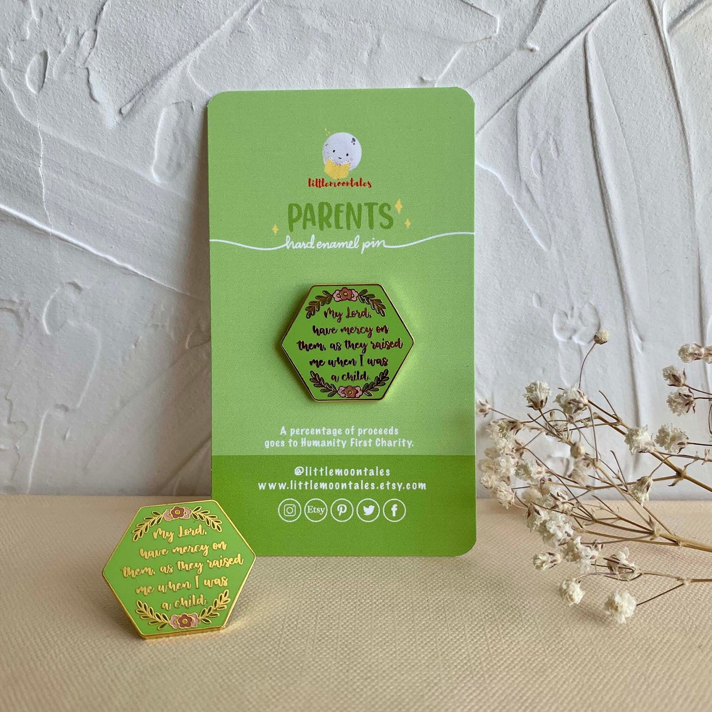 Parents Enamel Pin