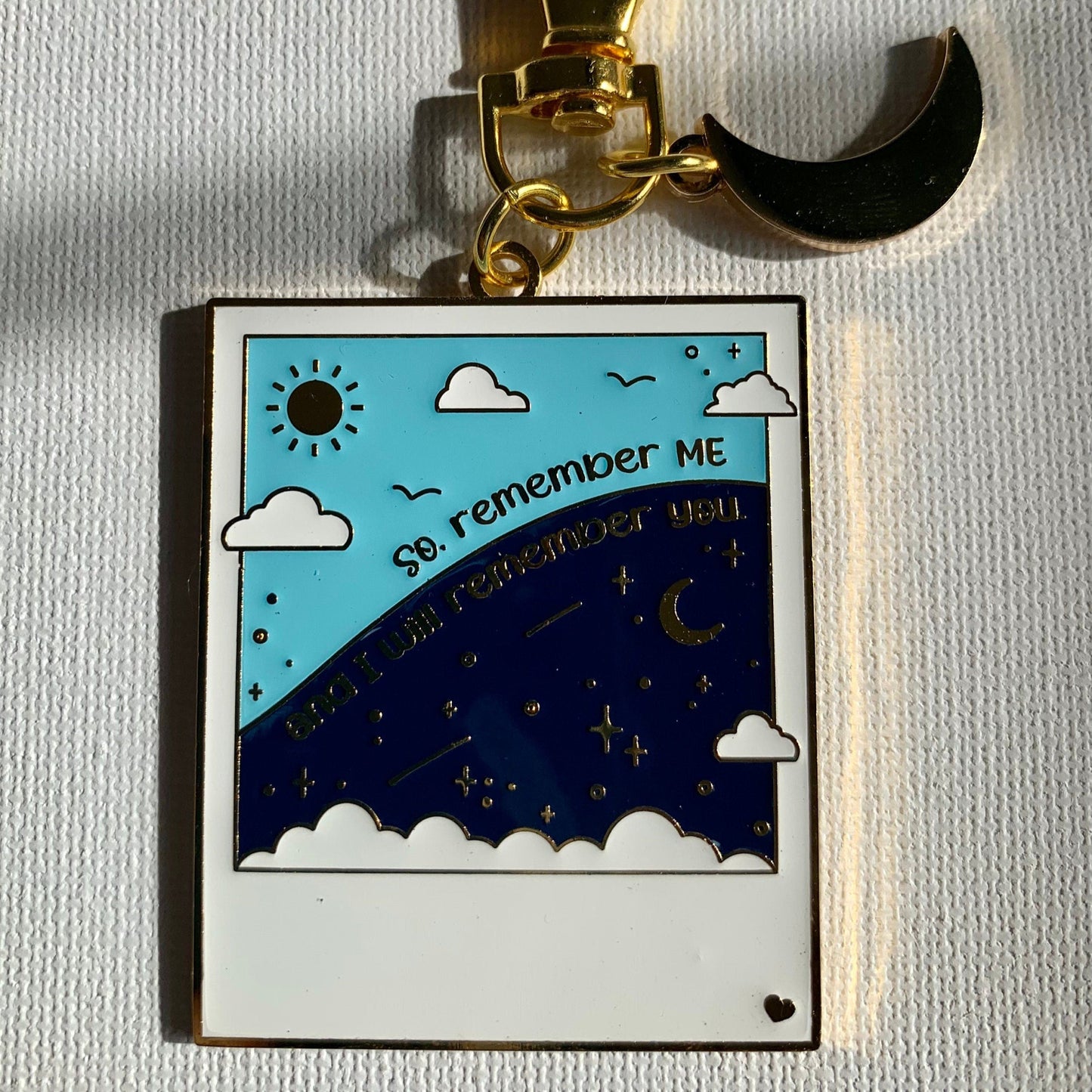 Heavenly Horizon Polaroid Keychain