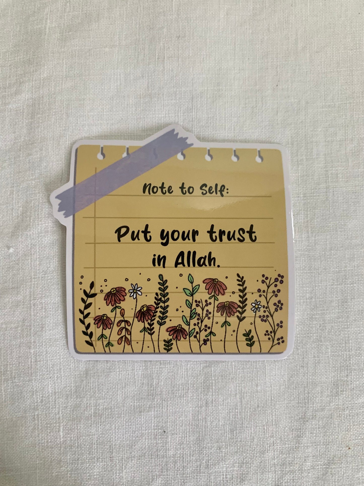 Note to Self Sticker