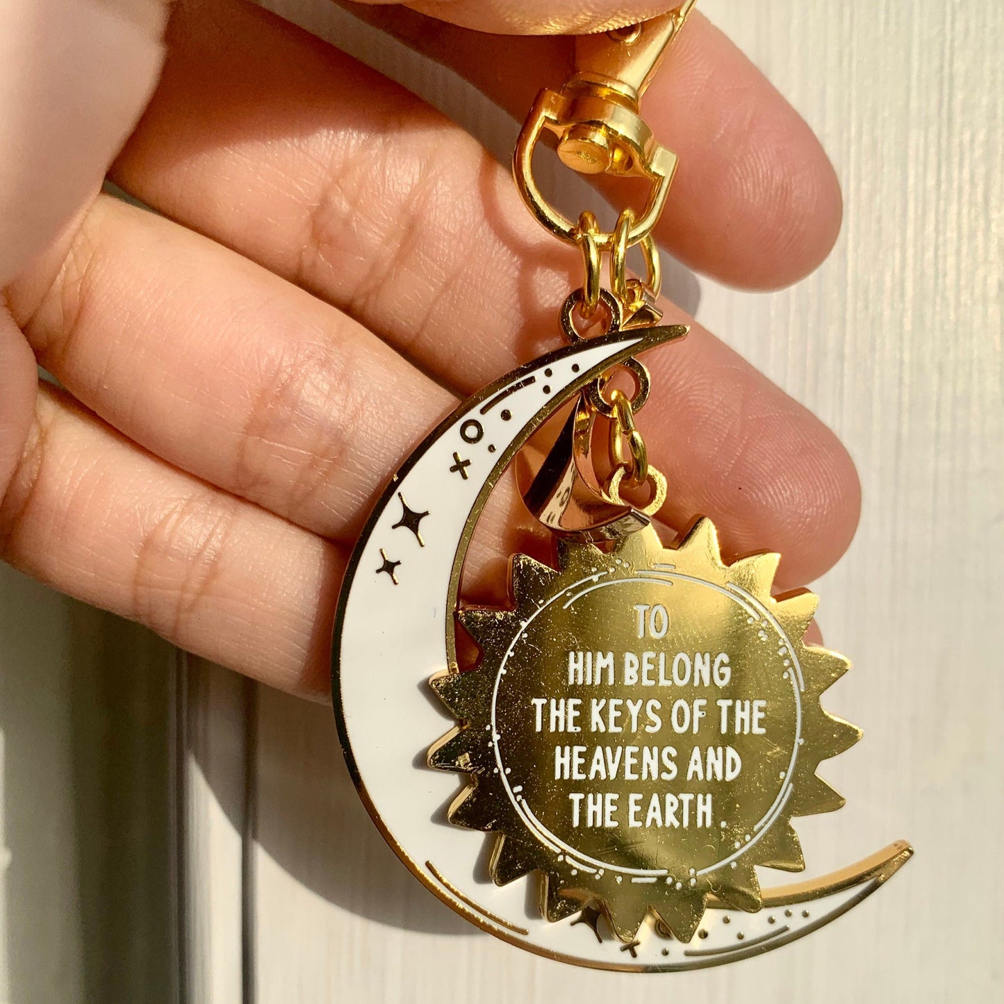 Sun & Moon Blessing Keychain