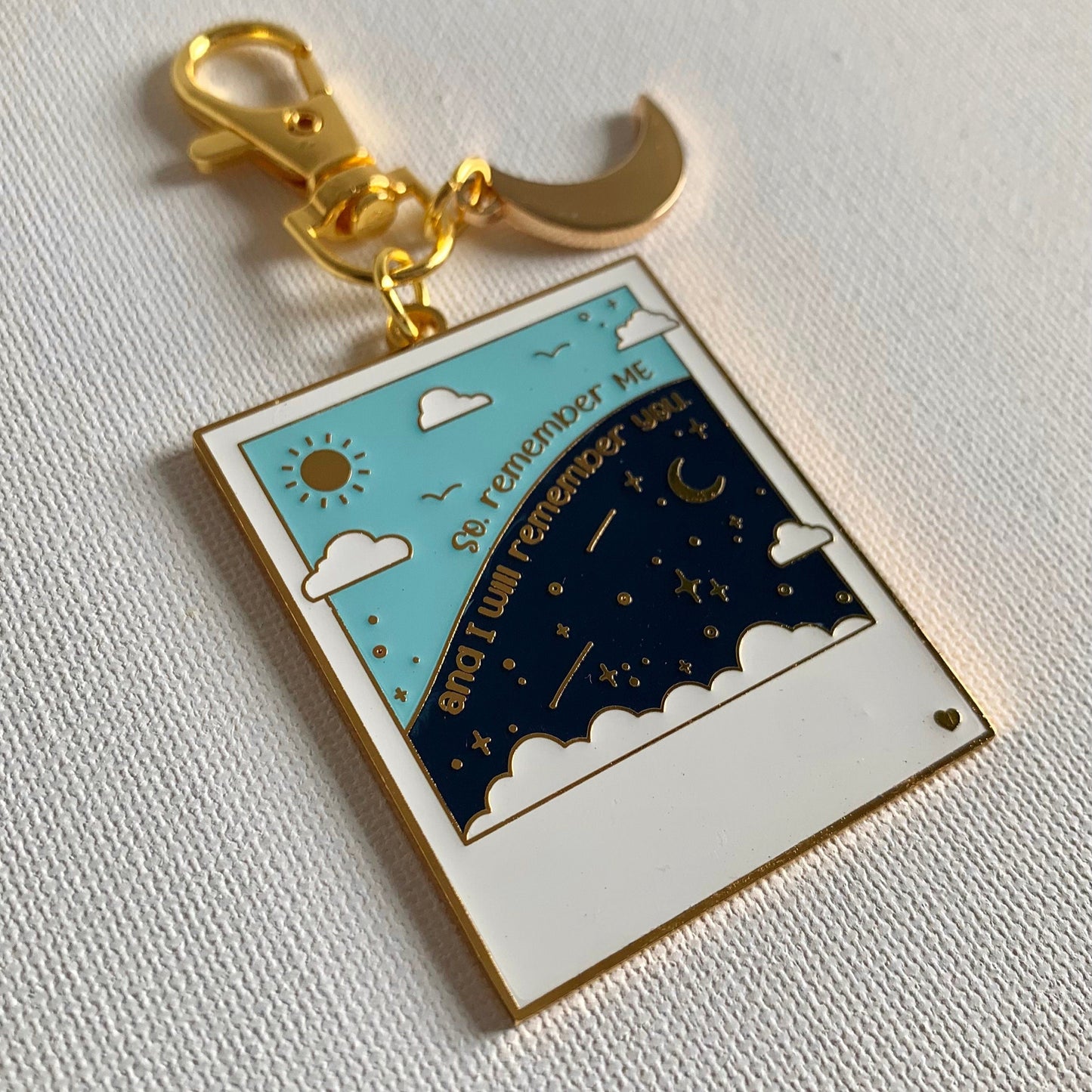 Heavenly Horizon Polaroid Keychain