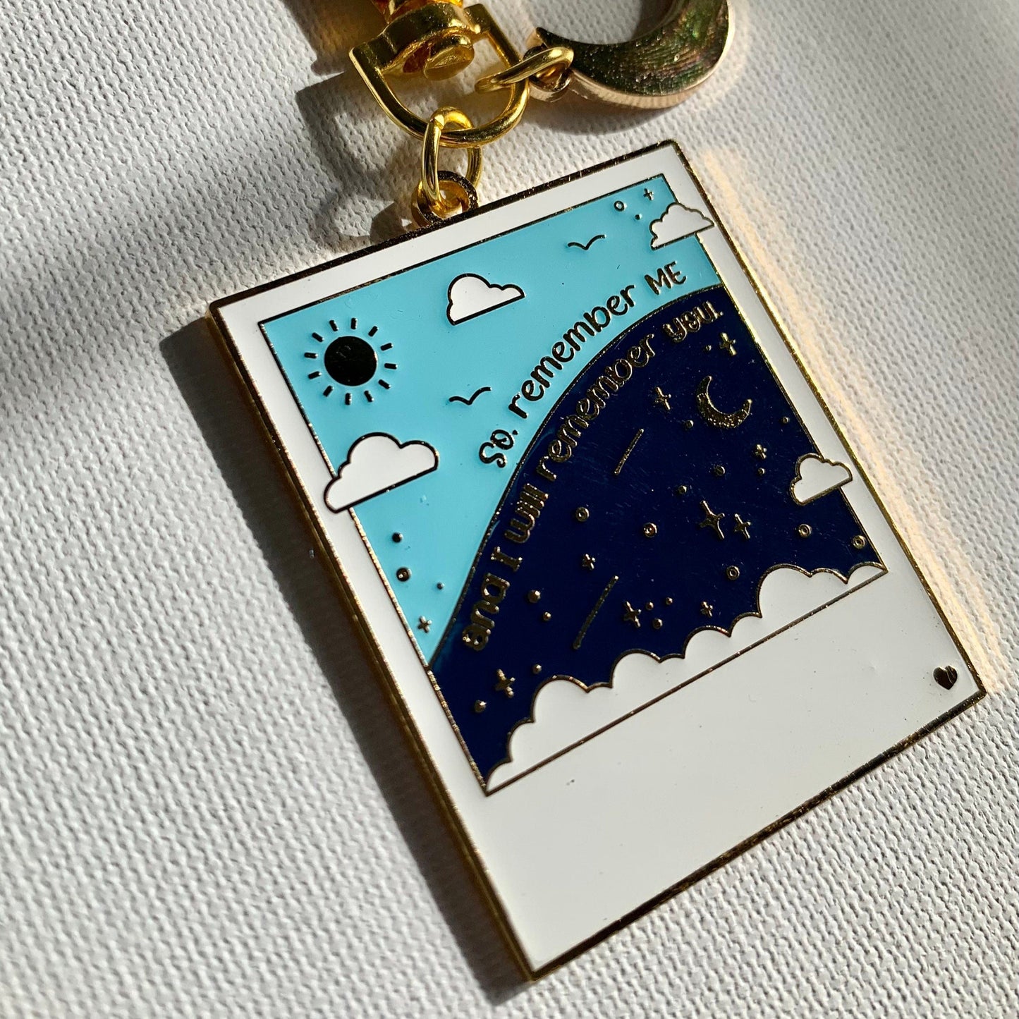 Heavenly Horizon Polaroid Keychain