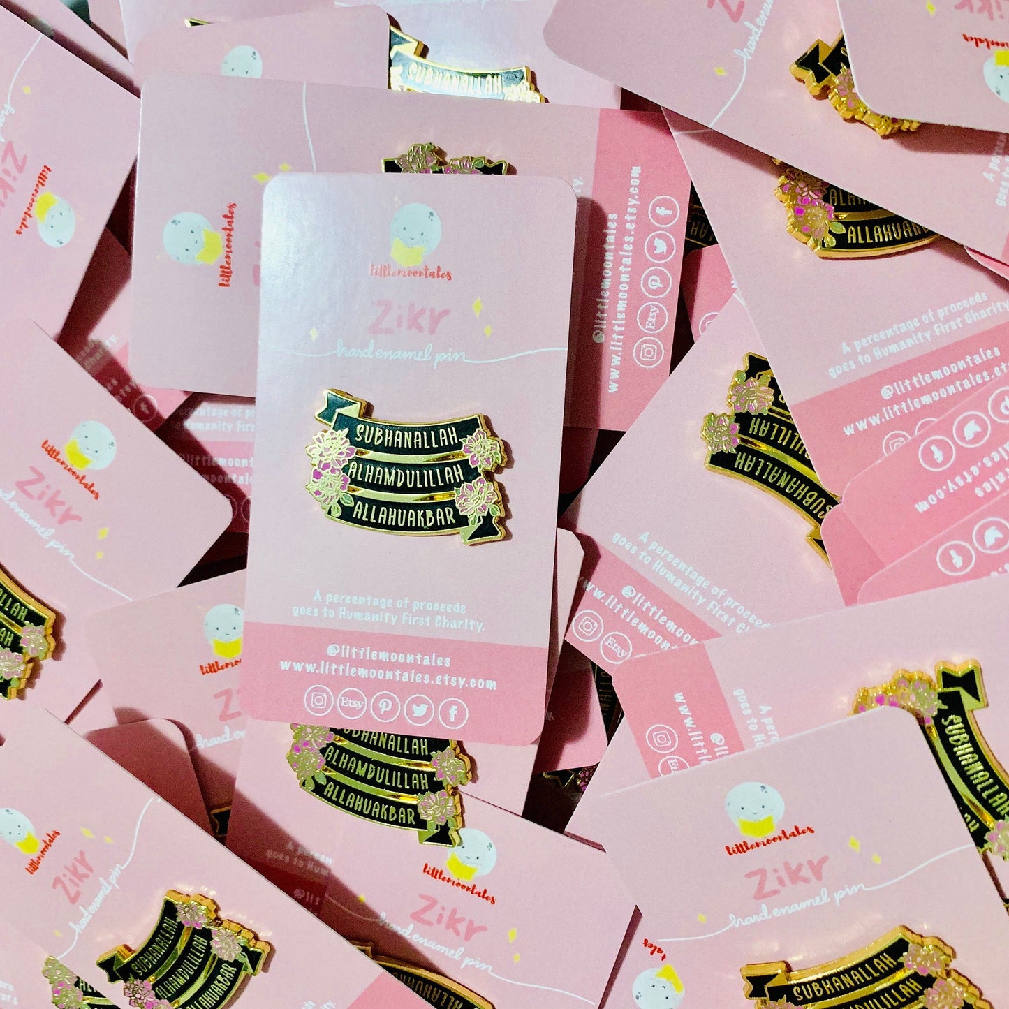 Zikr Enamel Pin