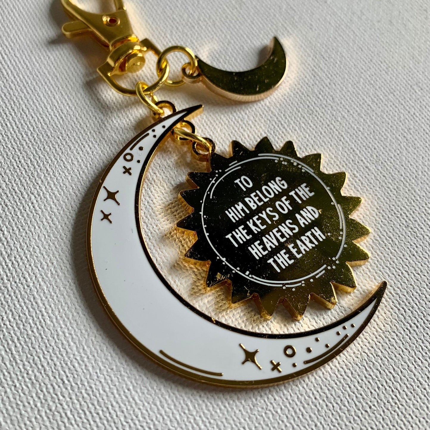 Sun & Moon Blessing Keychain