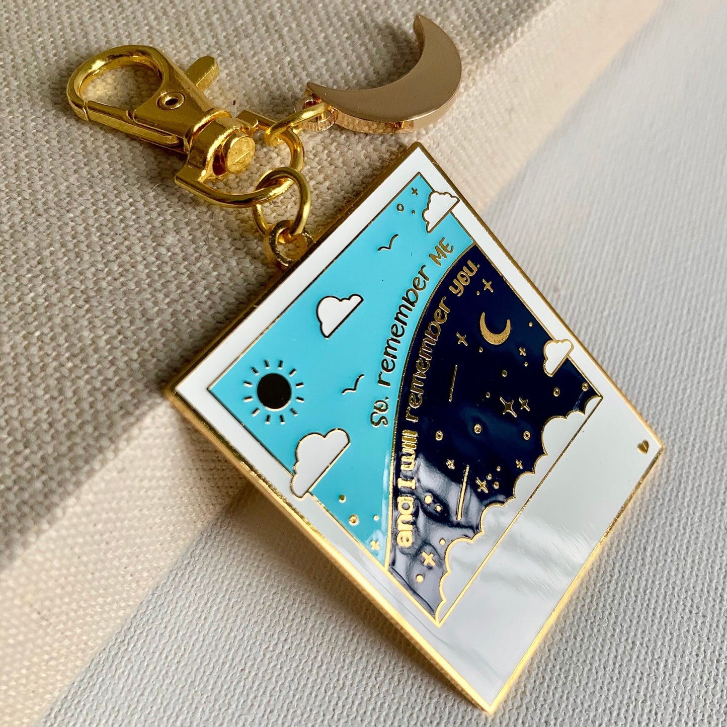 Heavenly Horizon Polaroid Keychain