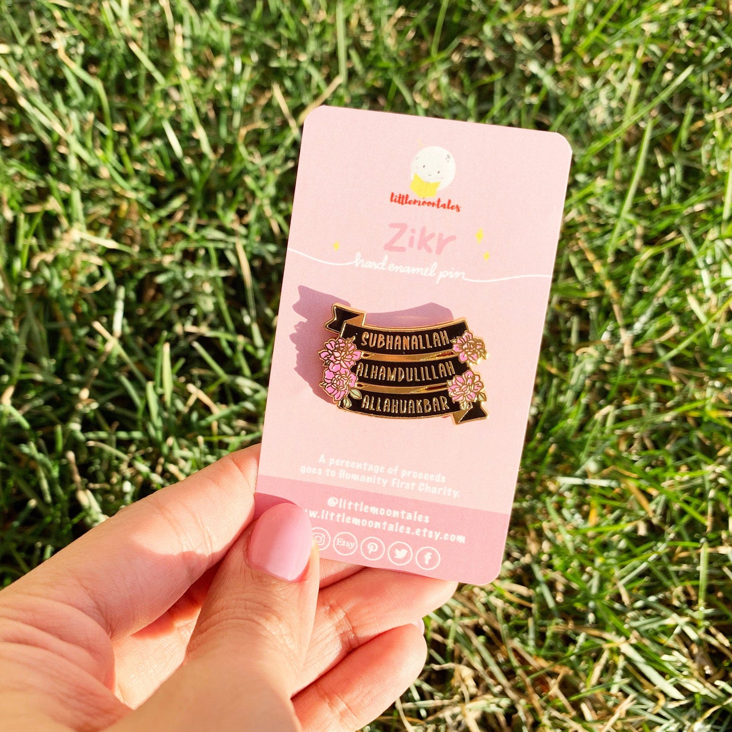Zikr Enamel Pin