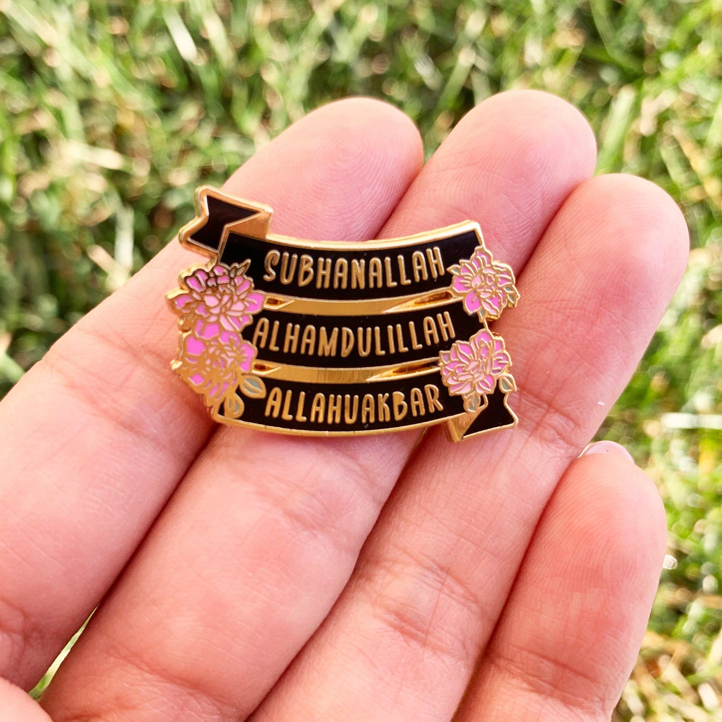 Zikr Enamel Pin