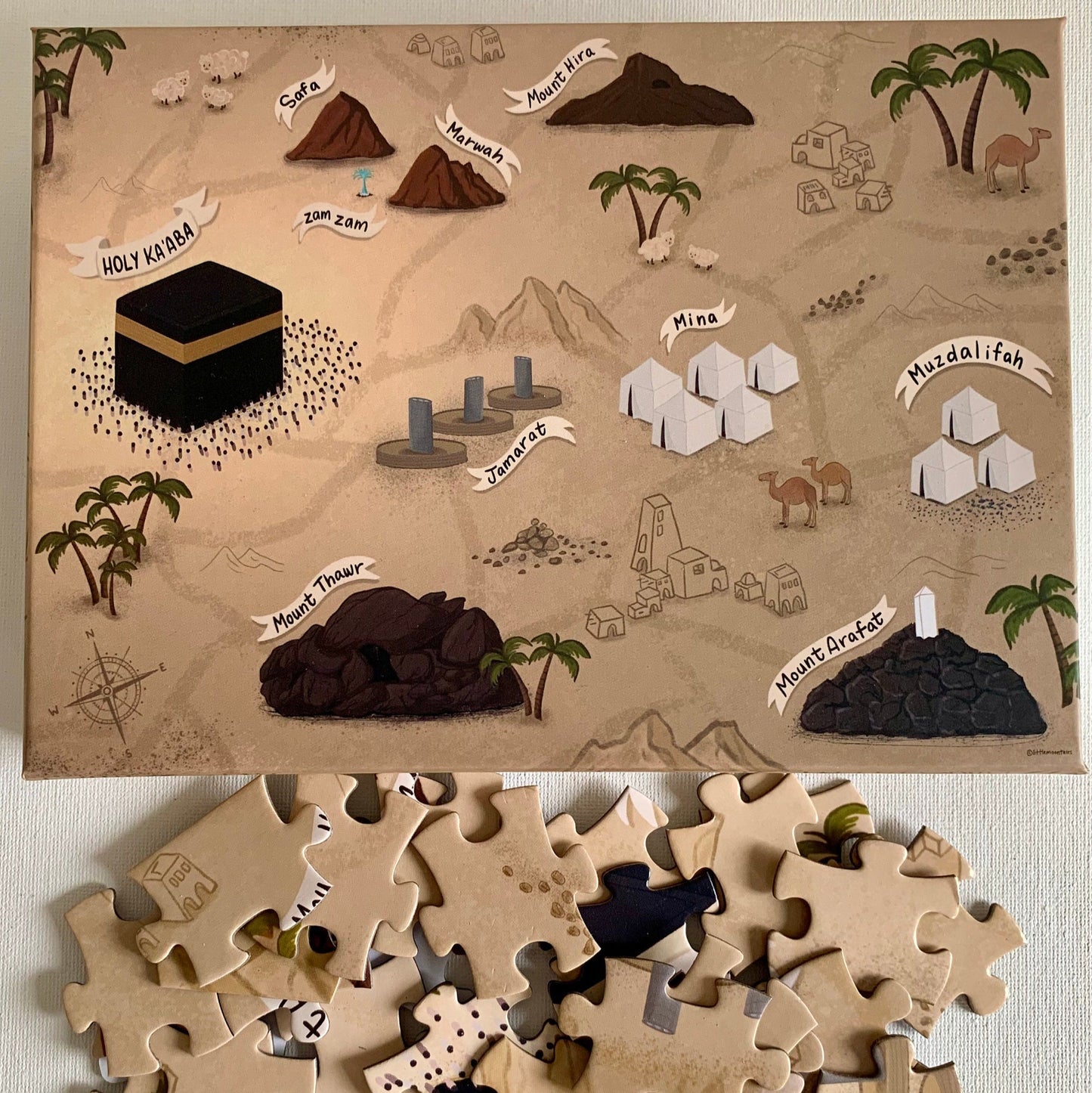 Journey Through Makkah 120 Piece Puzzle