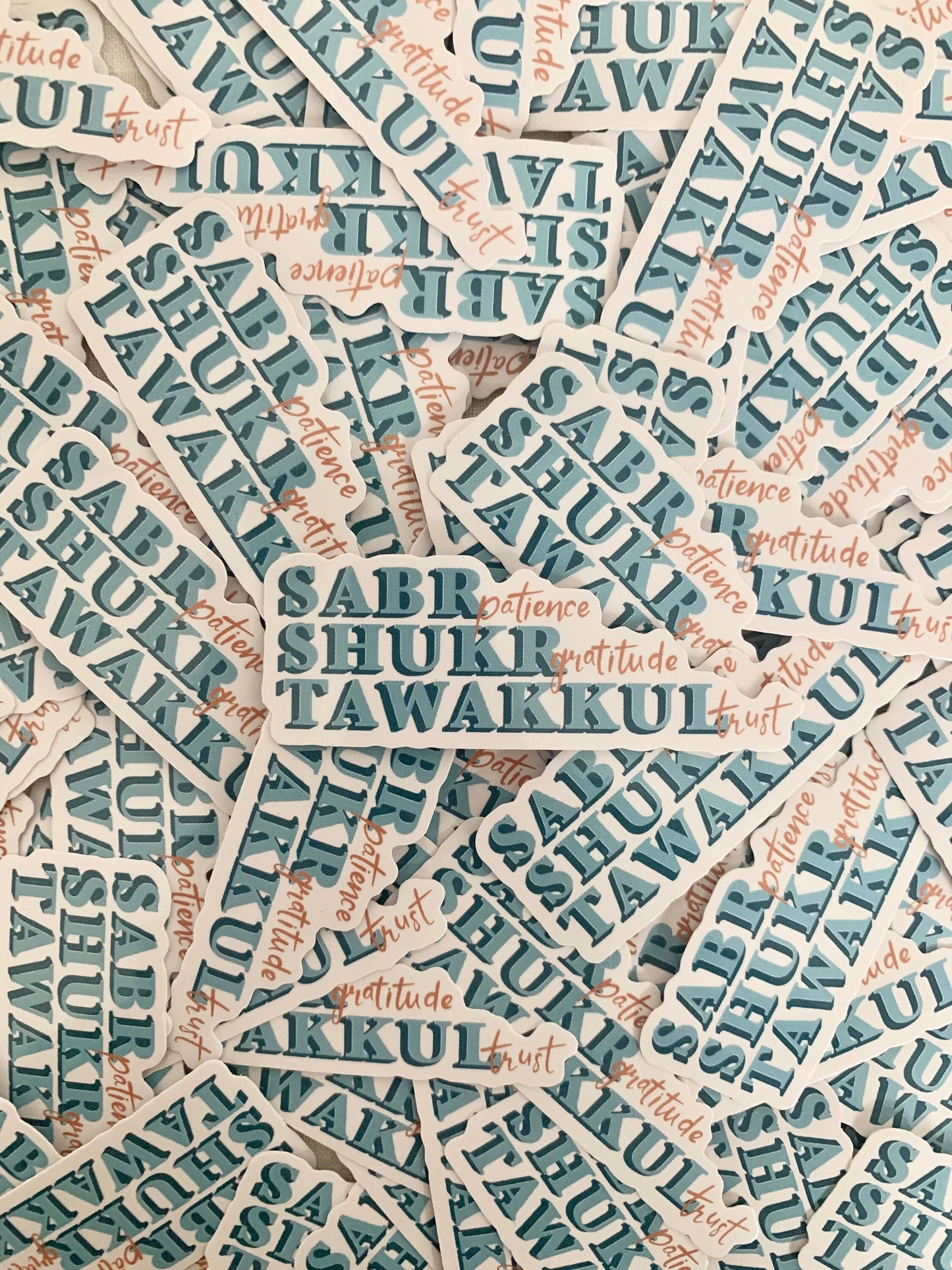 Sabr Shukr Tawakkal Sticker