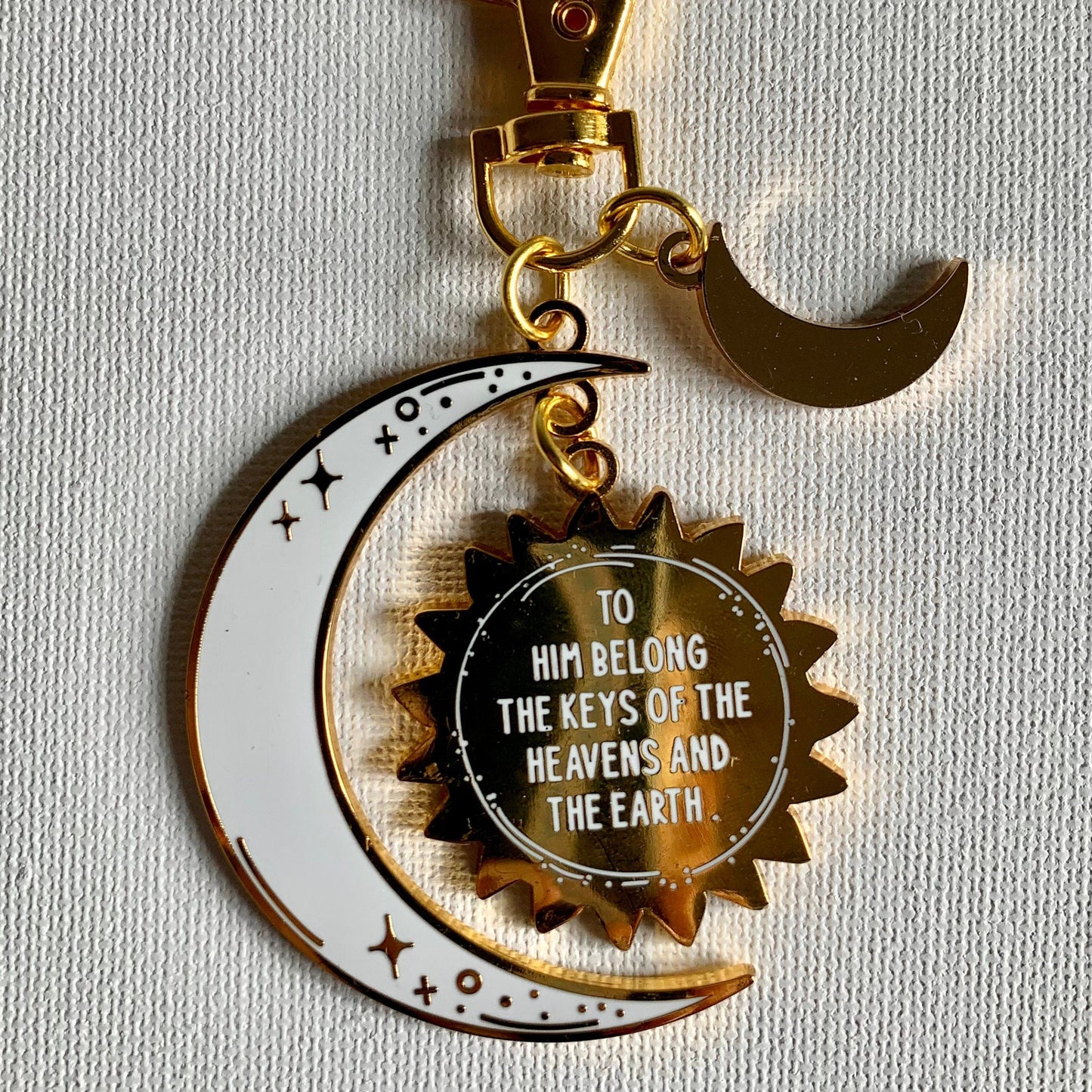 Sun & Moon Blessing Keychain
