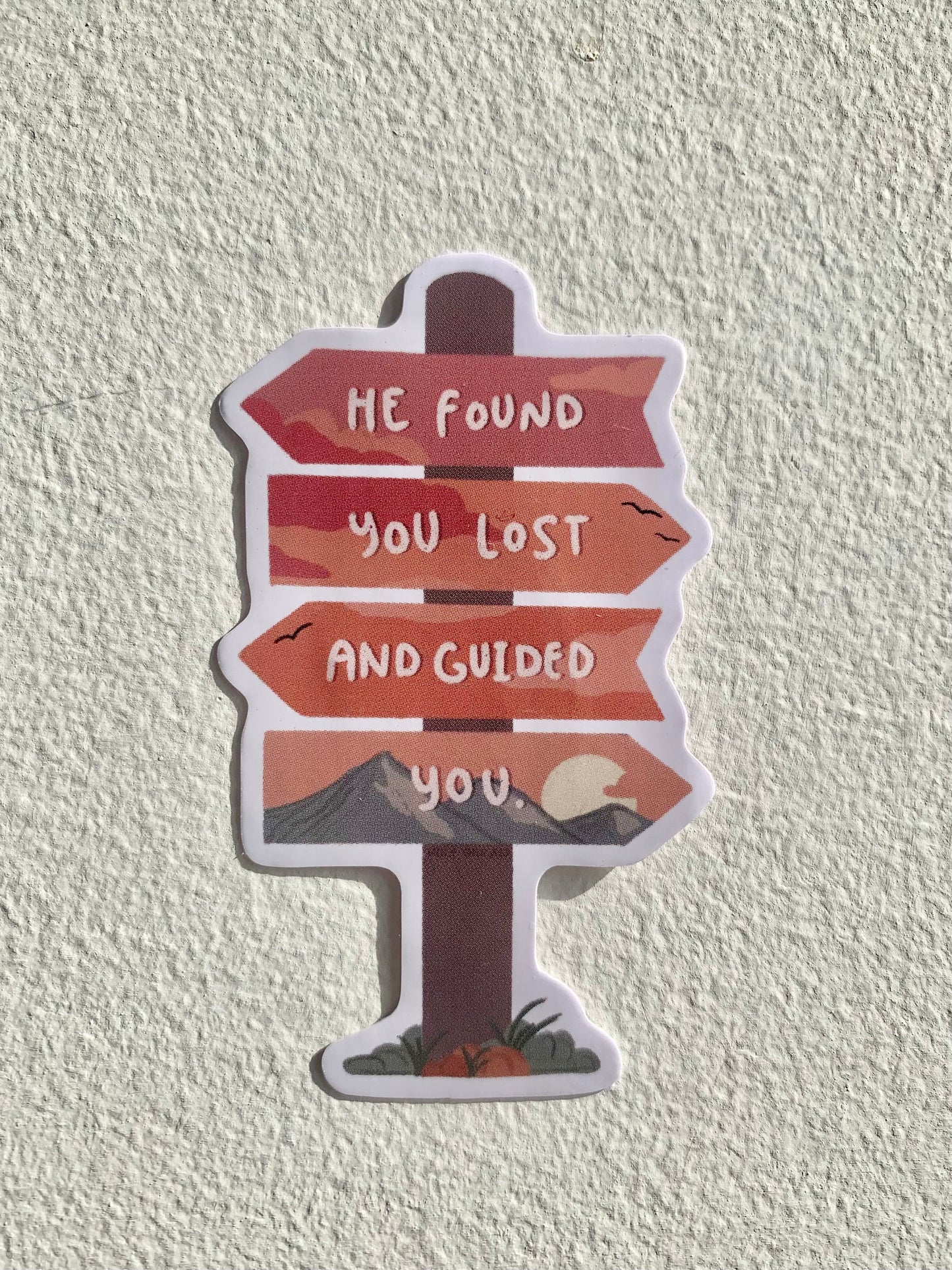 He Found You Lost and Guided You Sticker, Islamic Sticker, Muslim Sticker, Laptop Sticker, Vinyl Decal, Quran Verse Sticker