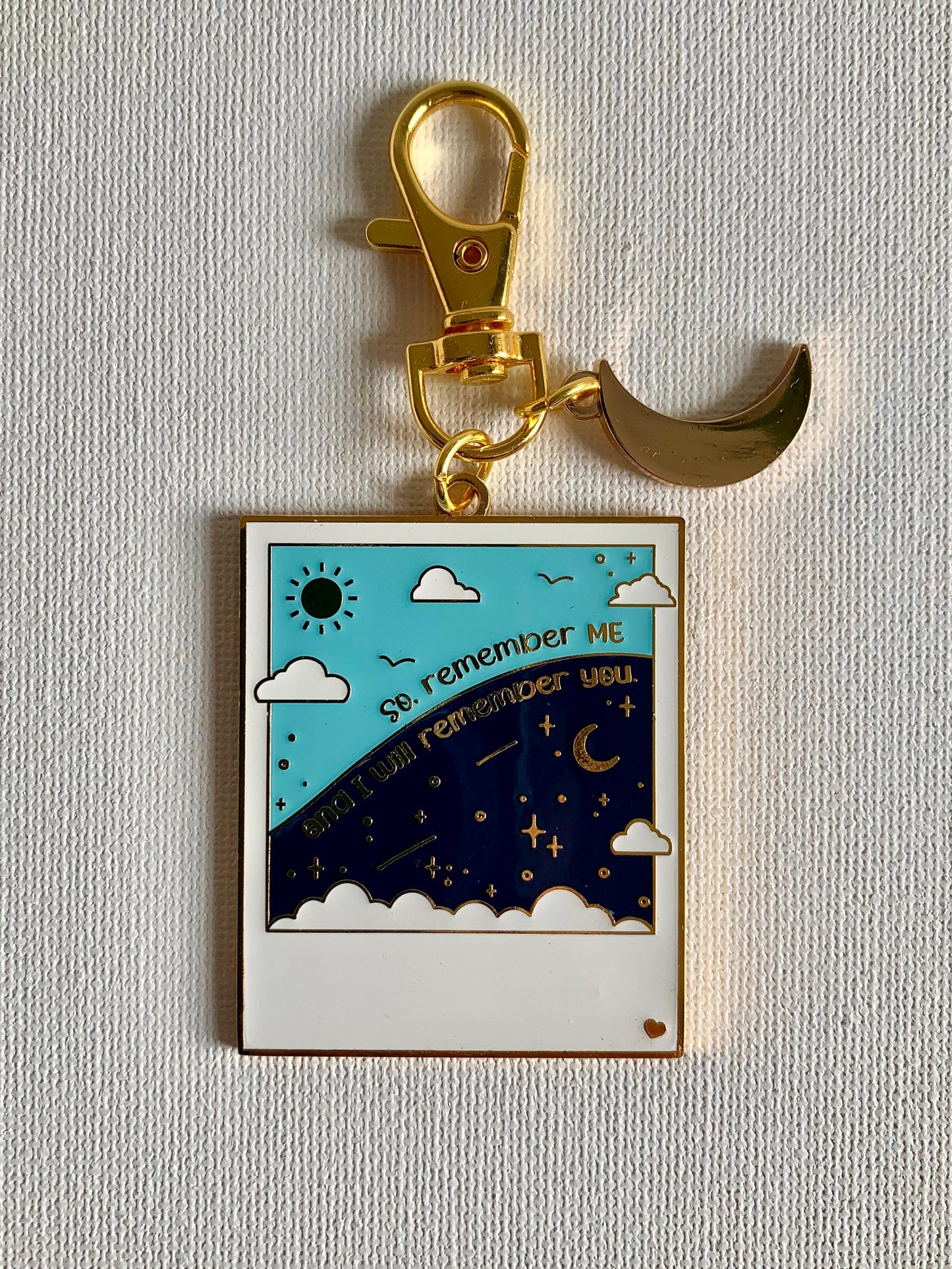 Heavenly Horizon Polaroid Islamic Keychain with Quran Verse | Remember Me Keychain | Polaroid Keychain | Muslim Keychain |Islamic Gift