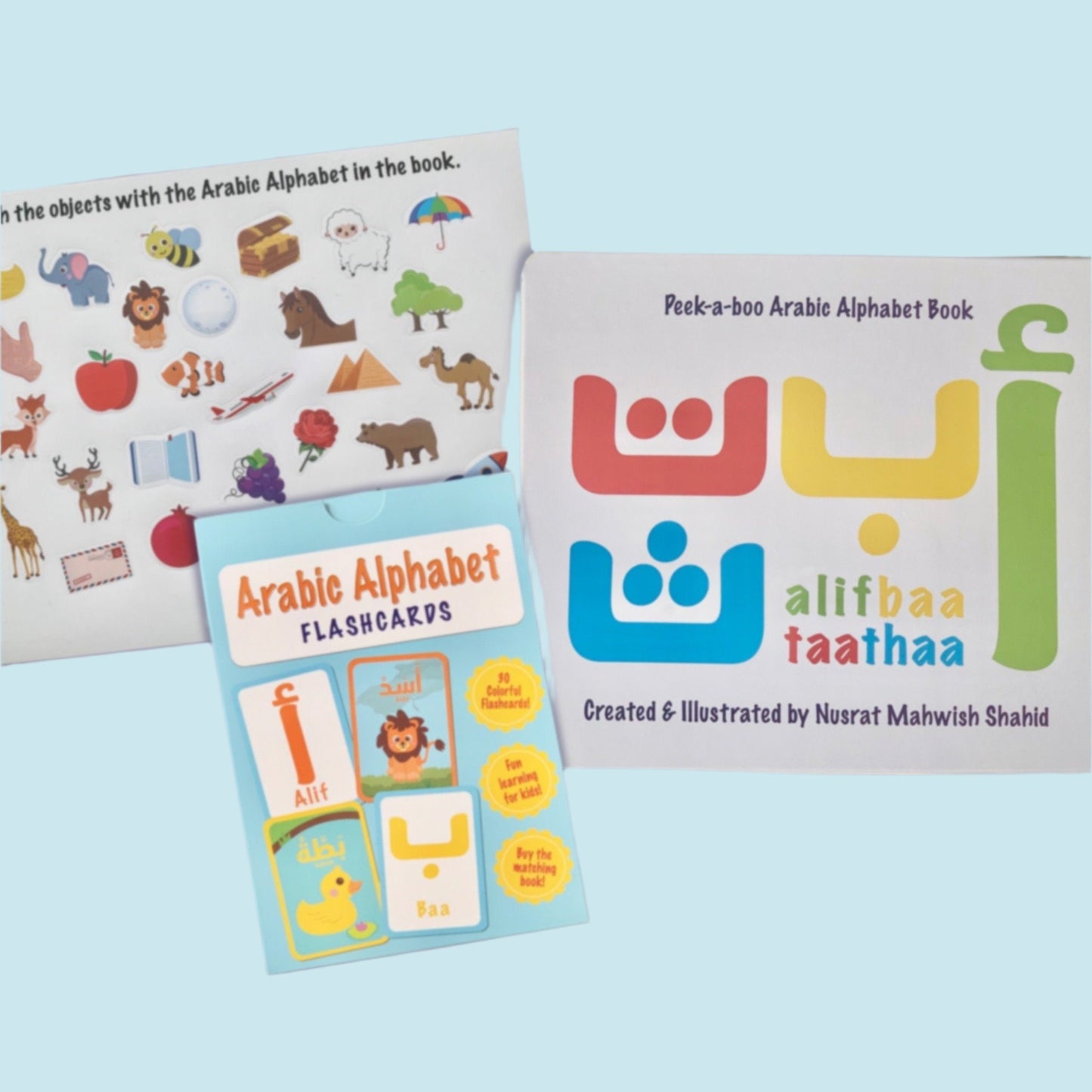 Alif Baa Taa Thaa Book and Flashcard Set