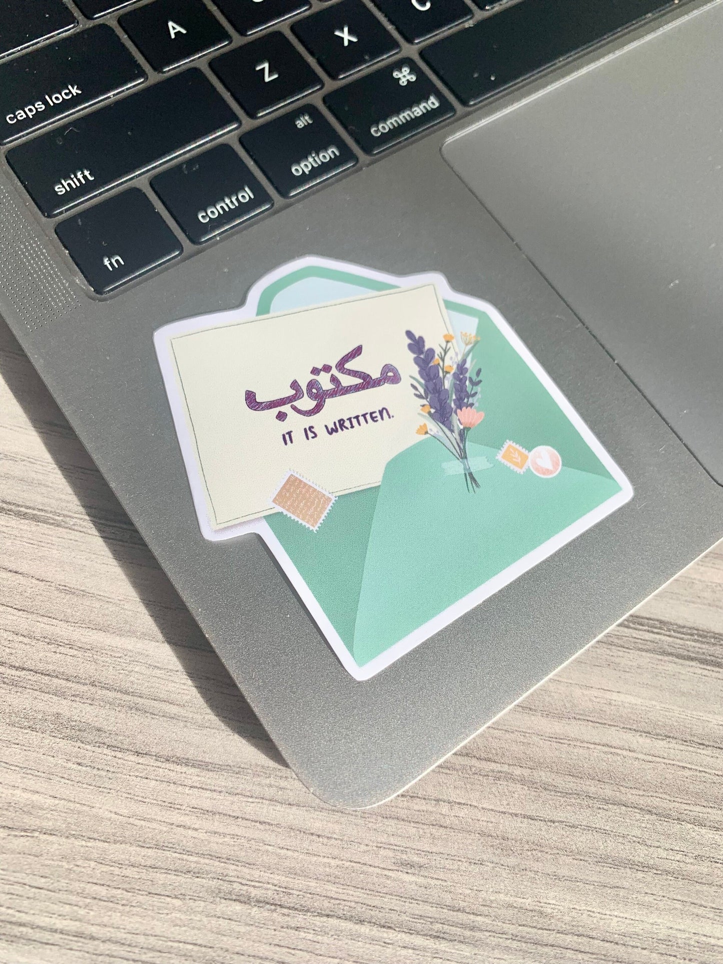 Maktoob Sticker, It is Written Sticker, Islamic Sticker, Muslim Sticker, Laptop Sticker, Vinyl Decal