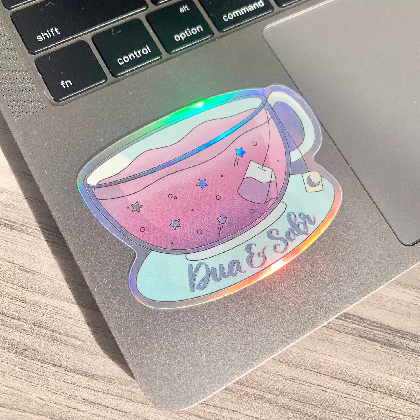 Dua & Sabr Holographic Sticker