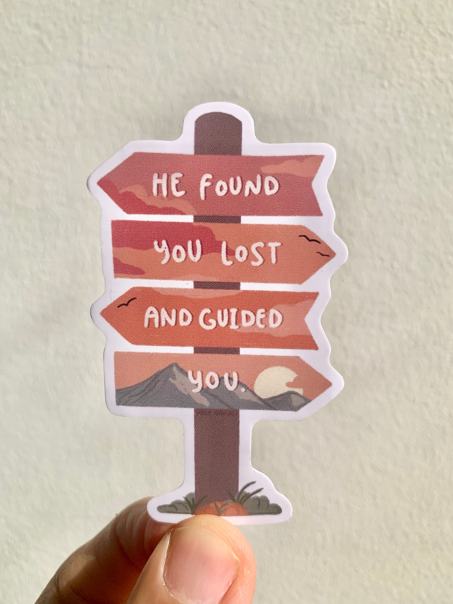 He Found You Lost and Guided You Sticker, Islamic Sticker, Muslim Sticker, Laptop Sticker, Vinyl Decal, Quran Verse Sticker