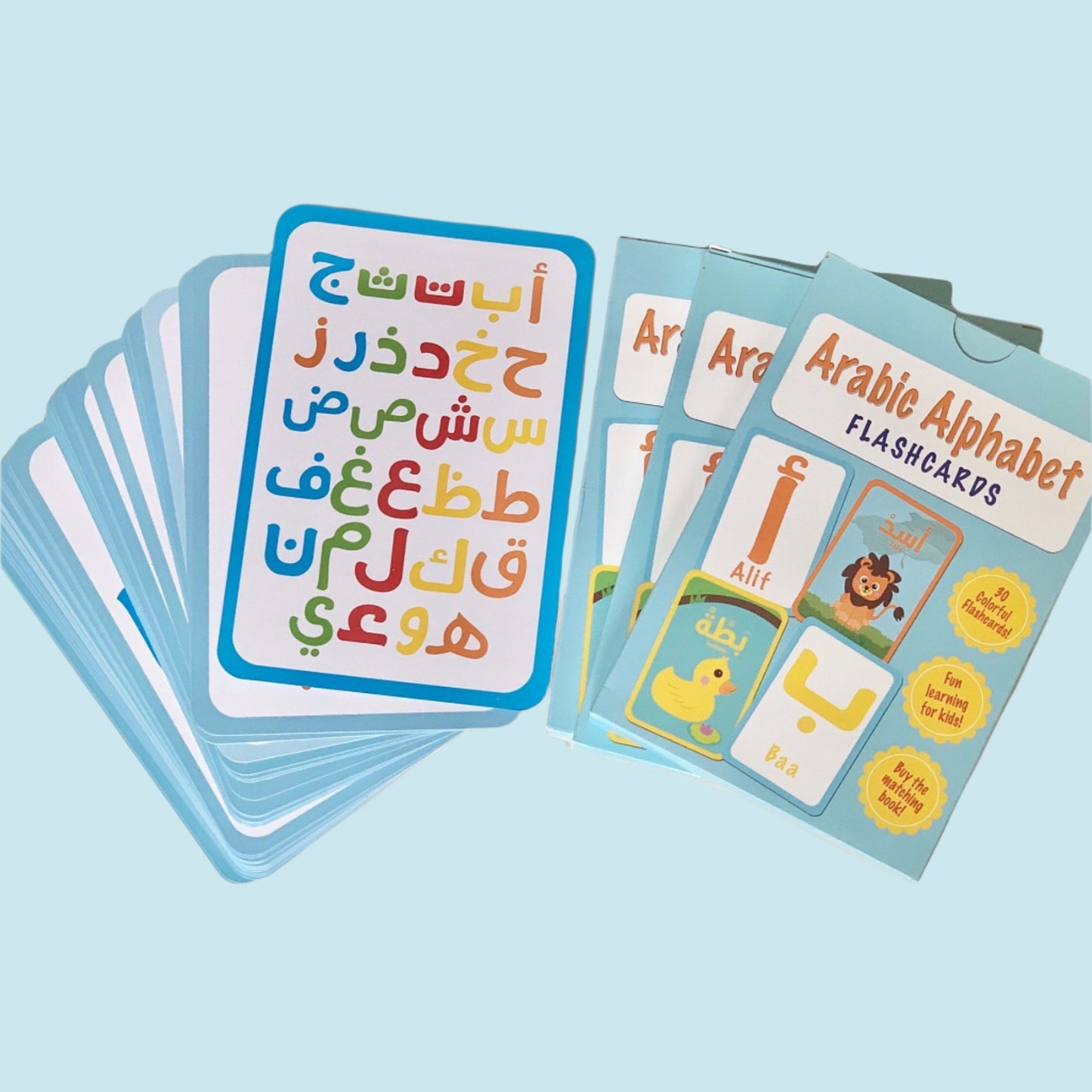 Alif Baa Taa Thaa Book and Flashcard Set